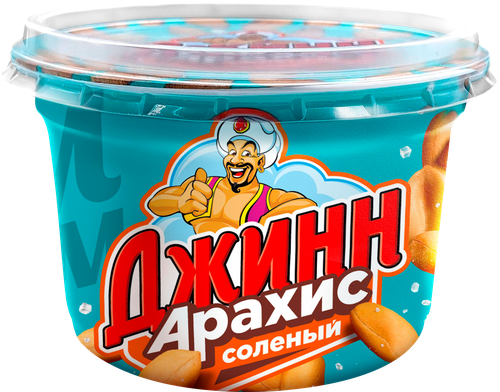 Арахис ДЖИНН жареный соленый, 130г, детальное фото