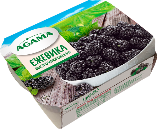 Ежевика быстрозамороженная AGAMA, 200г, картинка