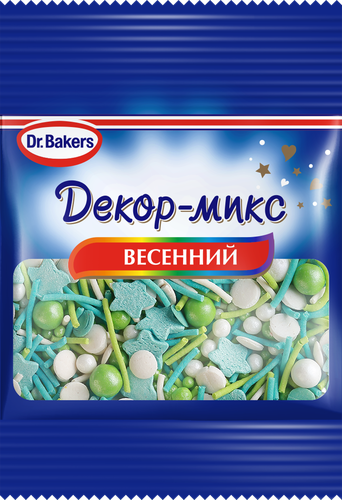 Посыпка кондитерская DR.BAKERS Декор-микс Весенний, 10г, картинка