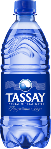 Вода минеральная TASSAY природная столовая газированная, 0.5л, фотография