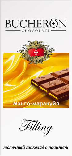 Шоколад BUCHERON с&nbsp;начинкой&nbsp;манго-маракуйя, 85г, детальное фото