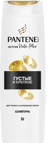 Шампунь для волос PANTENE Густые и крепкие, 300мл, фотография