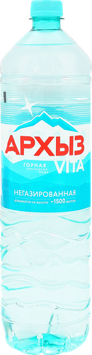 Вода питьевая АРХЫЗ Vita природная горная негазированная, 1.5л, детальное фото