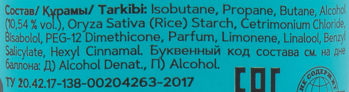Шампунь сухой для волос PRELEST' Active Fresh, 200мл, вид