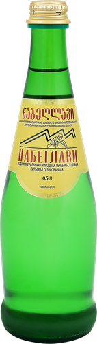 Вода минеральная НАБЕГЛАВИ газированная, 0.5л, фото