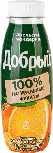 Напиток сокосодержащий ДОБРЫЙ Апельсин, мандарин, 0.3л, фотография