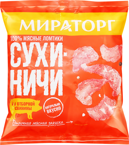 Мясные ломтики МИРАТОРГ Сухиничи из свинины, 40г, картинка
