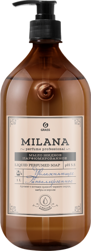 Жидкое мыло GRASS Milana Perfume Professional парфюмированное, 1л, изображение