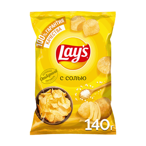 Чипсы картофельные LAY'S Натуральные, 140г, картинка