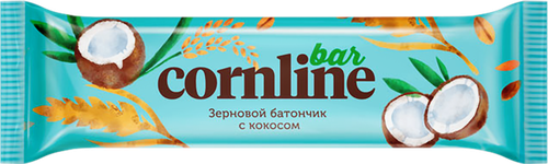 Батончик CORNLINE зерновой с кокосом, 30г, картинка