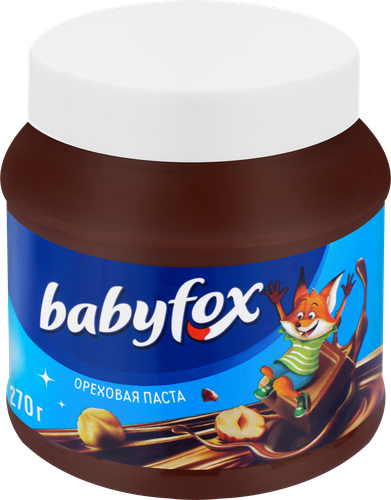 Паста шоколадно-ореховая BABYFOX, 270г, вид