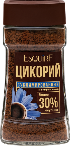 Цикорий растворимый ЕSQUIRE сублимированный, 85г, крупный план