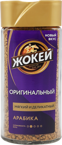 Кофе растворимый ЖОКЕЙ Арабика оригинальный, 90г, фотография