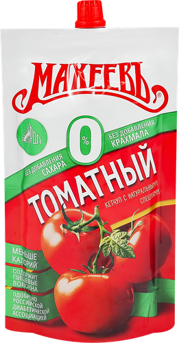 Кетчуп МАХЕЕВЪ Томатный без сахара и крахмала, 300г, фотография