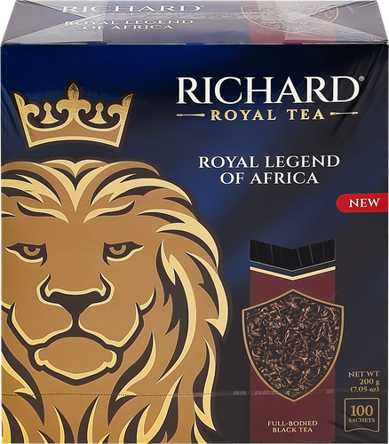 Чай черный RICHARD ROYAL Legend Of Africa, 100п, вид