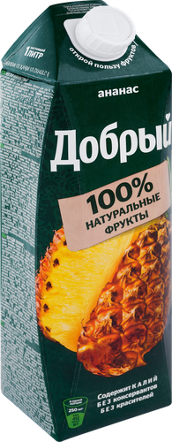 Нектар ДОБРЫЙ Ананас-яблоко, 1л, изображение