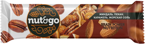Батончик NUT&GO с пеканом, 36г, детальное фото