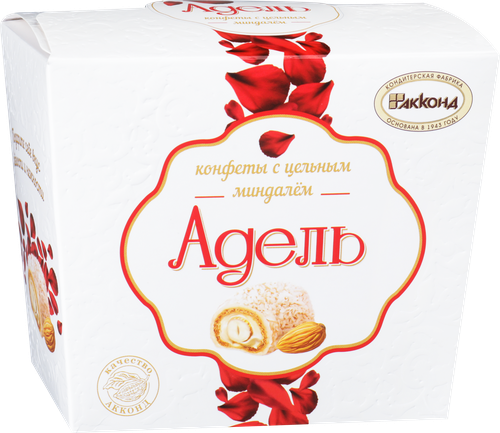 Конфеты АККОНД Адель с цельным миндалем, 150г, детальное фото