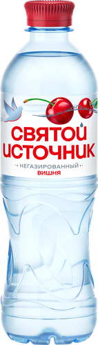 Вода питьевая СВЯТОЙ ИСТОЧНИК со вкусом вишни негазированная, 0.5л, картинка