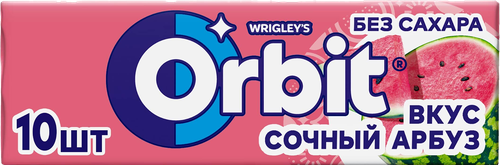 Жевательная резинка ORBIT Сочный арбуз, 13,6г, вид