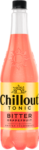 Тоник CHILLOUT Bitter Grapefruit Грейпфрут газированный, 0.9л, фото