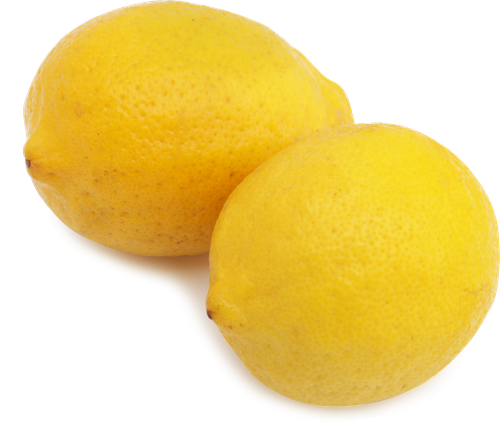 Лимоны, 2шт, крупный план