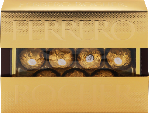 Конфеты FERRERO ROCHER из молочного шоколада с кремовой начинкой, 125г, фото