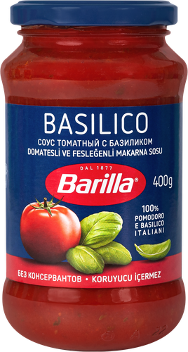 Соус томатный BARILLA Basilico, с базиликом, 400г, фото