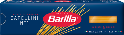Макароны BARILLA Capellini n.1 из твердых сортов пшеницы группа А высший сорт, 450г, фотография