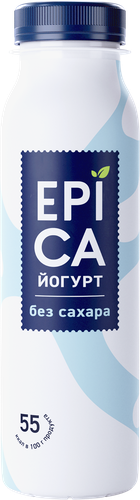 Йогурт питьевой EPICA Натуральный 2,9%, без змж, 260г, детальное фото