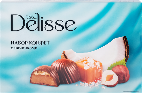 Набор конфет DELISSE с начинками, 155г, вид