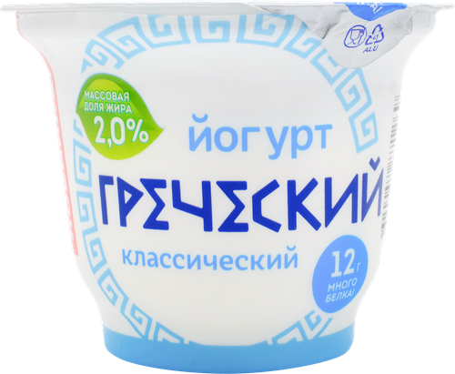 Йогурт ТОМСКОЕ МОЛОКО Греческий 2%, без змж, 160г, вид