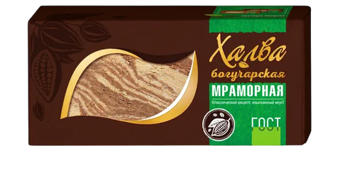 Халва подсолнечная БОГУЧАРСКАЯ Мраморная, 250г, фото