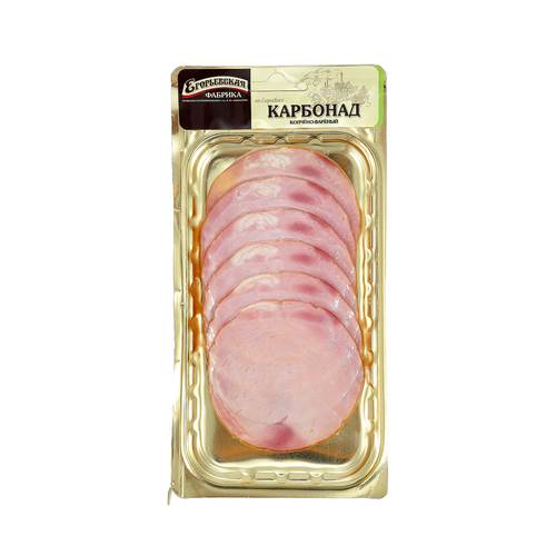 Карбонад копчено-вареный ЕГОРЬЕВСКАЯ по-Егорьевски, нарезка, 80г, изображение
