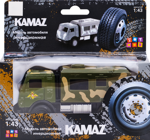 Игрушка машинка КАМАЗ 1:43, фотография