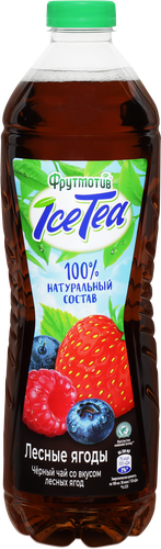 Напиток сокосодержащий ФРУТМОТИВ Ice Tea Черный чай Лесные ягоды, 1.5л, фотография