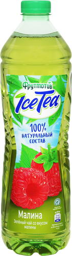 Напиток сокосодержащий ФРУТМОТИВ Ice Tea Зеленый чай Малина, 1.5л, детальное фото