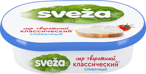 Сыр творожный SVEZA Сливочный 60%, без змж, 150г, картинка