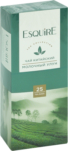 Чай зеленый Эсквайр молочный улун с/я к/у 25п. PL, картинка