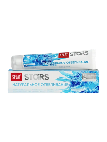 Зубная паста SPLAT Stars Натуральное отбеливание, 125г, картинка