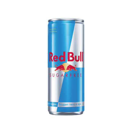 Энергетический напиток RED BULL без сахара ж/б 0,25л., картинка
