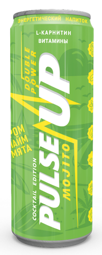 Энергетический напиток PULSEUP YOUR ENERGY Мохито Фреш ж/б 0,45л., картинка