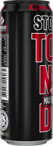 Энергетический напиток TORNADO MAX ENERGY ж/б 0,45л., фото