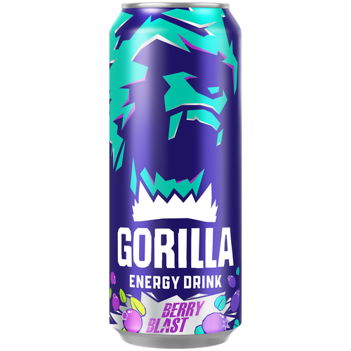 Энергетический напиток  GORILLA Berry Blast ж/б 0,45л., фото