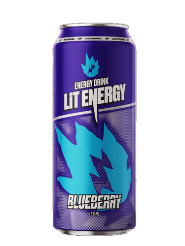 Энергетический напиток LIT ENERGY Blueberry ж/б 0,45л., детальное фото
