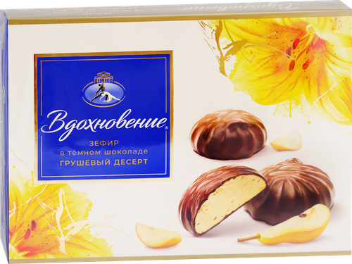Зефир Вдохновение грушевый десерт к/у, 200г., детальное фото