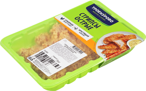 Стрипсы острые из мяса цб охл. 350г. Троекурово, изображение