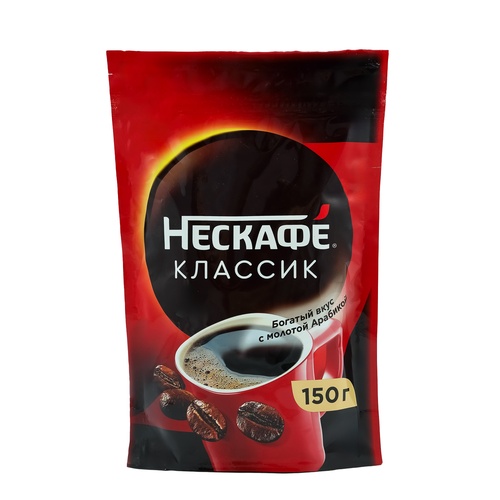 Кофе Нескафе Классик п/п 150г., крупный план
