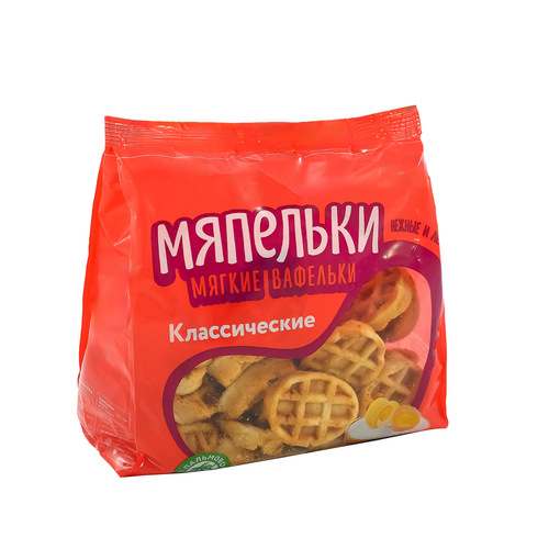 Мягкие вафли Мяпельки классические ф/п, 310г., изображение
