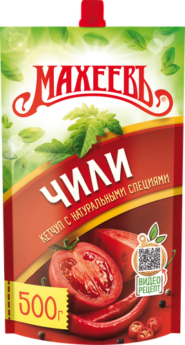 Кетчуп МАХЕЕВЪ Чили д/п 500г., фотография